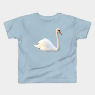 Swan on a river Kids T-Shirt